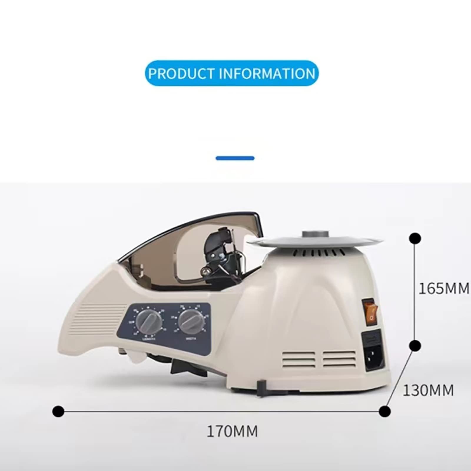 Dispenser automatico di nastro, macchina a nastro girevole, lunghezza di taglio: 10 ~ ~ 60 mm, larghezza applicabile: 05 ~ ~ 25 mm, può essere utilizzato da più persone allo stesso tempo