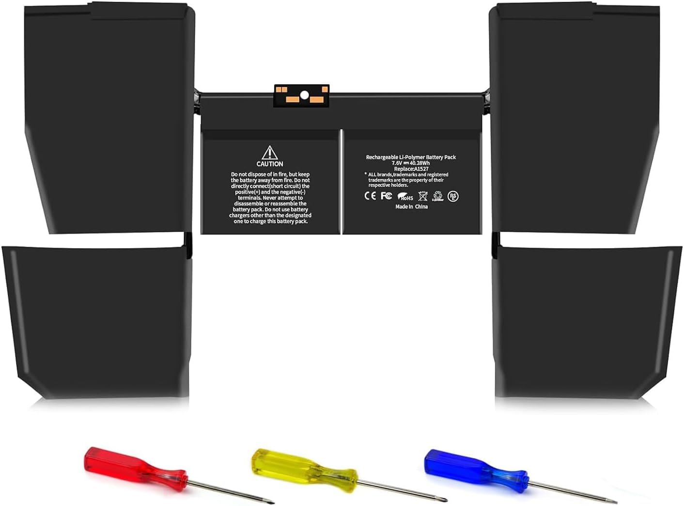 A1534 A1527 A1705 Laptop Battery Compatible with MacBook 12 Inch Release 2017 2016 2015 Retina Display EMC 2746 2991 3099 MNYG2LL/A MLHA2LL/A MLHC2LL/A MNYG2LL/A MNYF2LL/A Series(7.6V 40.28Wh)