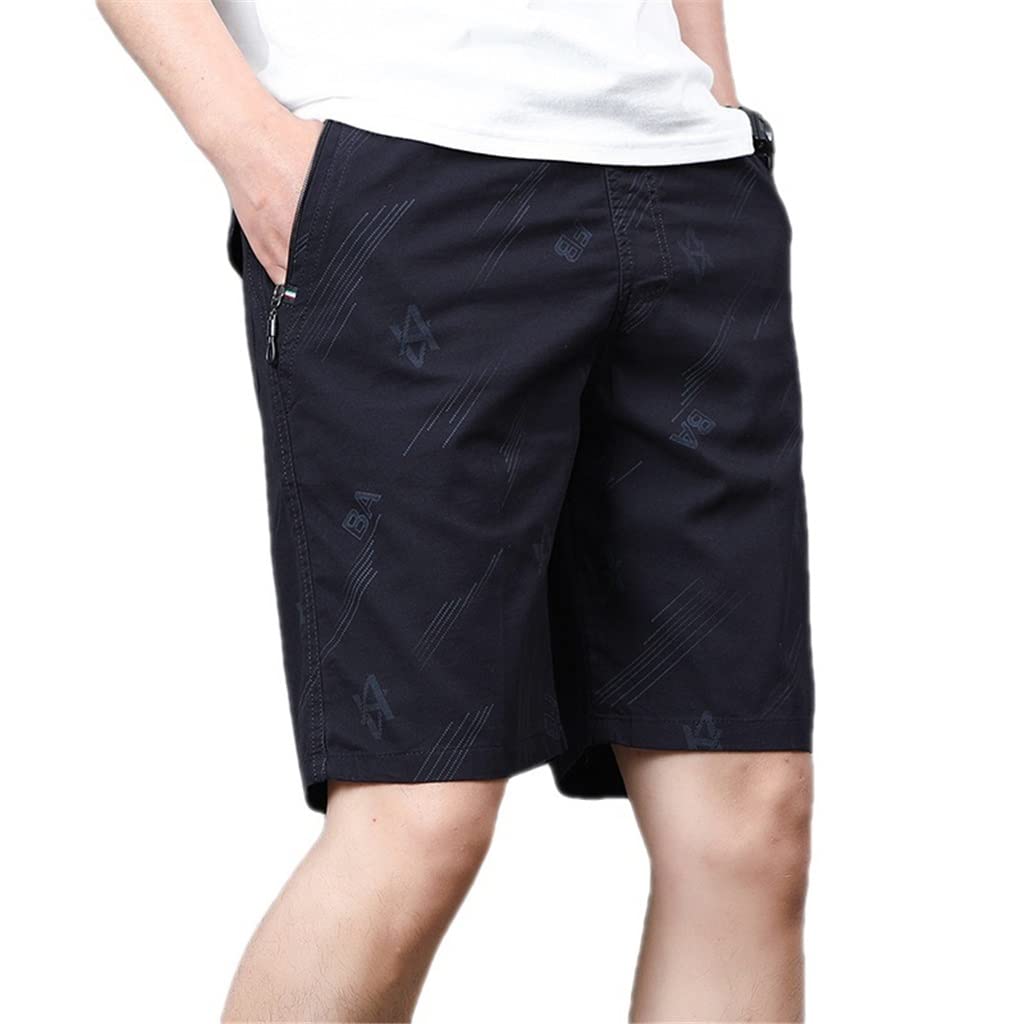 Men's capris beach pantal short décontracté d'été noir