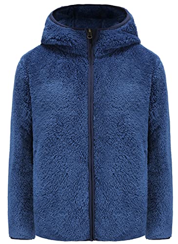 Image of Boys Girls Soft Fleece Sherpa Full-zip Jacket