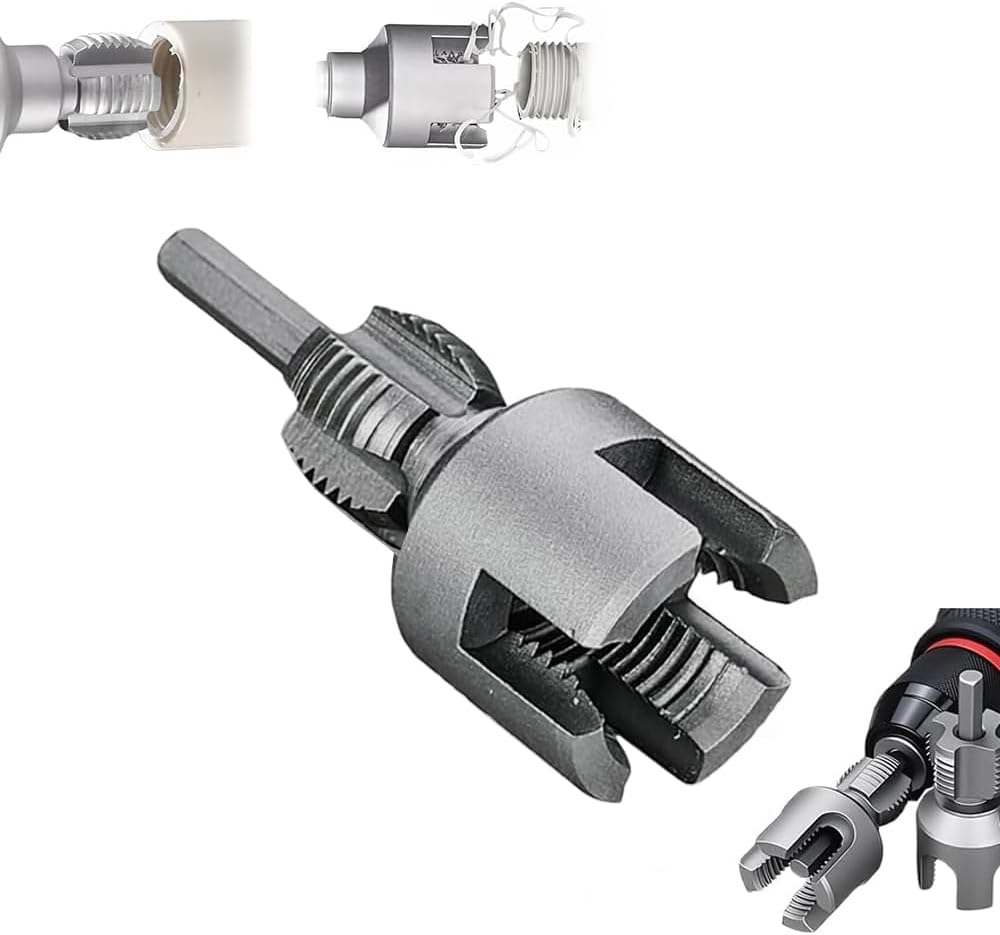 Pipe Threading Die Head 1/2” NPT | Drill Compatible Pipe Thread Cutter | Chrome Vanadium Alloy Steel Threader Tool for Plumbing Work