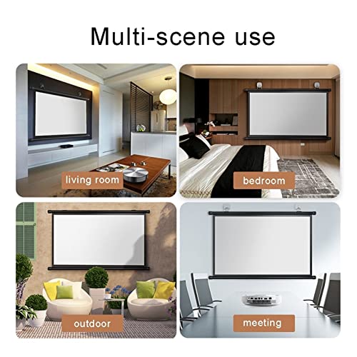 Pantalla portátil para proyector 72 pulgadas 16:9 miniatura 4
