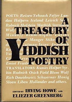Hardcover A treasury of Yiddish poetry Book