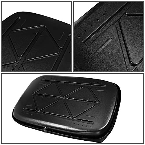 Image of DNA MOTORING Rooftop Cargo Box Carrier Lockable Heavy Duty Car Top Storage Case, Capacity 110 Lbs, 53 inch L x 34 inch W x 15 inch H, 11 17 Cubic Ft.(Textured Black), PT-ZTL-8166-BK