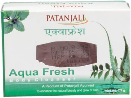 Baba Ramdev Patanjali OJAS AQUAFRESH, 75gm Natural Herbal