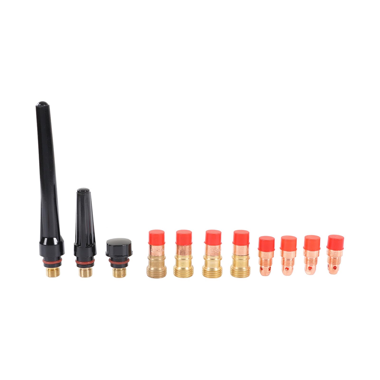 Accessori per Torce di Saldatura Tig 18 Wp17 per Attrezzatura per Pistola per Set di Pistole Ugelli di Saldatura per Pistola Vetro per Supporto Connettore in Ceramica 26 Kit 56