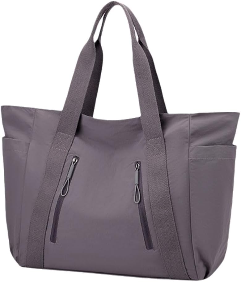 ZiDeTang Lightweight Nylon Tote Bags for Women Casual Crossbody Shoulder Bag Large Work Handbag Purse