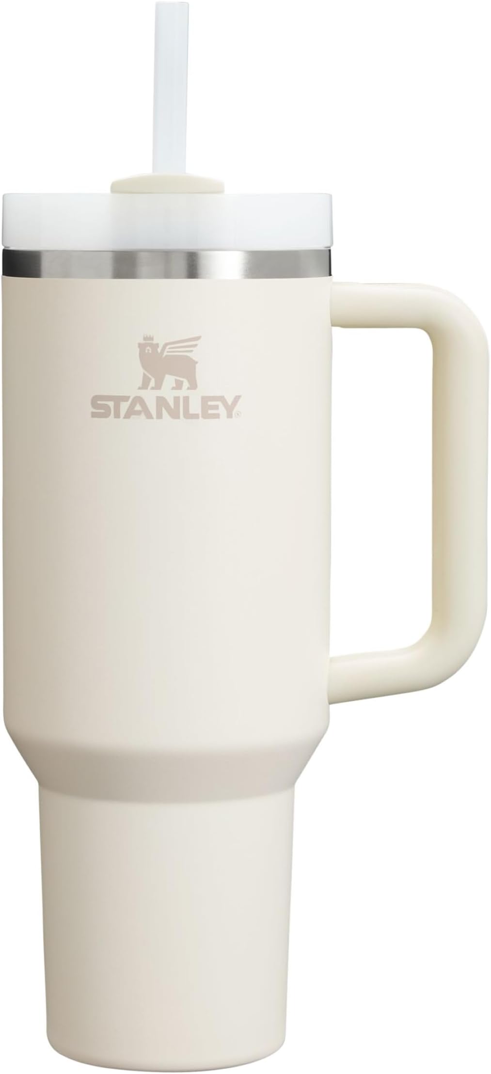 1913 Quencher H2.0 Flowstate Tumbler 1.2L – Cold for 11 Hours – Iced for 48 Hours – Metal Water Bottle with Straw, Handle and Lid – Dishwasher Safe – Travel Mug for Cold Drinks – Cream