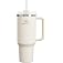 Stanley 1913 Quencher H2.0 FlowState Tumbler 1.2L - Cream | Cold For 11 Hours - Iced For 48 Hours - Stainless Steel Tumbler W