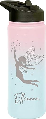 Miniatura 9 de Botella de agua personalizada de acero inoxidable, doble aislamiento al vacío, botella de hidratación térmica, frasco personalizado de 30 onzas,