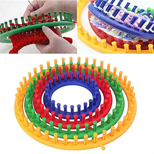 Japanamstore Round Knitting Looms Plastic Circular Knitting Loom Knitter Yarn Needles Kit For Hats Scarves Shawl (28Cm) #TOP1