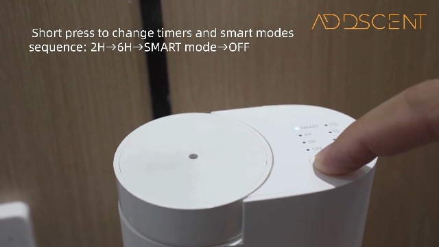 Difusor aromático eléctrico Addscent ADDSCENT-Atom blanco compacto miniatura 7