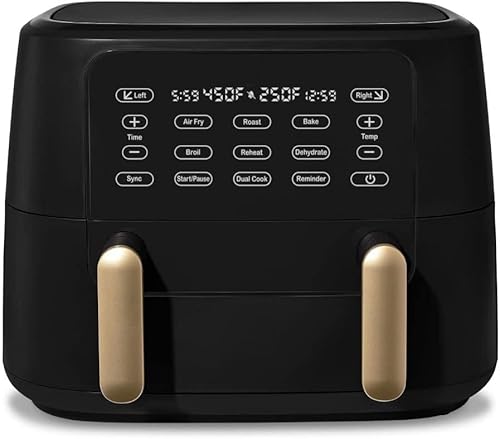 Miniatura 3 de Freidora de aire TriZone de 9 cuartos (color negro)