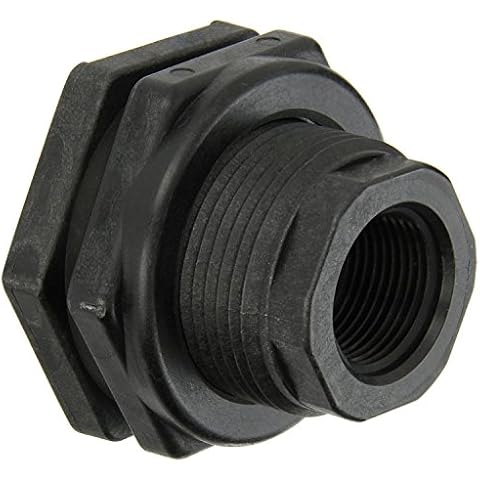Banjo Corp. TF100 Polypropylene Bulkhead Tank Fitting, 1" NPT Female Cover