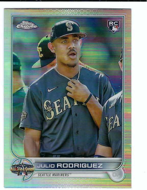 JULIO RODRIGUEZ 2022 Topps Chrome Update All-Star Game #ASGC-26 Baseball Rookie Card RC Seattle Mariners