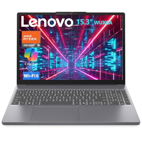Image of Lenovo 2026 Premium Bussiness Laptop, AMD 6-Core Ryzen 5 7535HS (Beat i7-1355U), 4GB DDR5, 64GB PCIe SSD, Radeon 660M Graphics, 15 inch WUXGA IPS Display, Wi-Fi 6, Copilot AI, Windows 11
