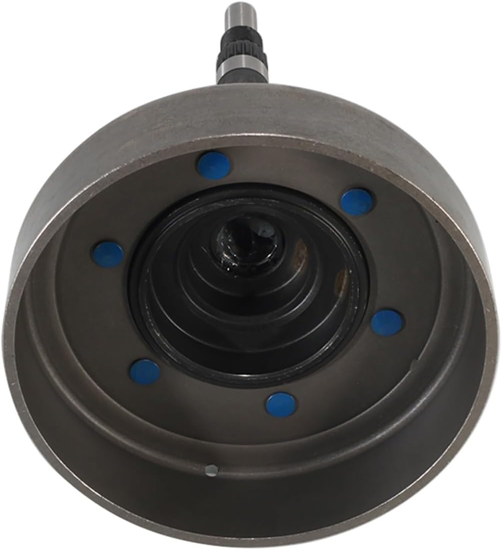 5KM-16611-10-00 Drum Bell Clutch Housing Cover Compatible with Yamaha Grizzly 660 YFM660FA Rhino 660 YXR660FA YXR660FSE 5KM-16611-00-00