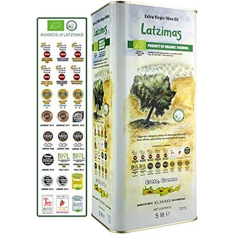 Latzimas Superior Organic Extra Virgin Olive Oil Cover