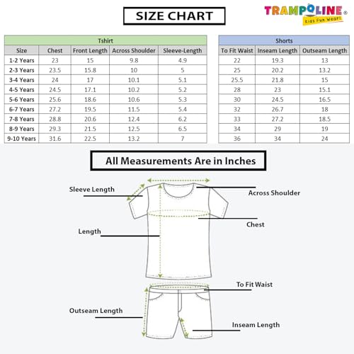 Image of Trampoline Boys Pack of 2 Printed T-shirt With Shorts