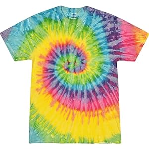 Colortone 100% Cotton Reactive Tie Dye T-Shir...
