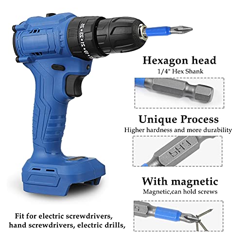 Uenhoy 10 Pcs Magnetic Phillips Screwdriver Bits Set 2 Inch Long Anti Slip Phillips Bits #2, 1/4 Inch Hex Shank (Ph2 X 50Mm) #TOP6