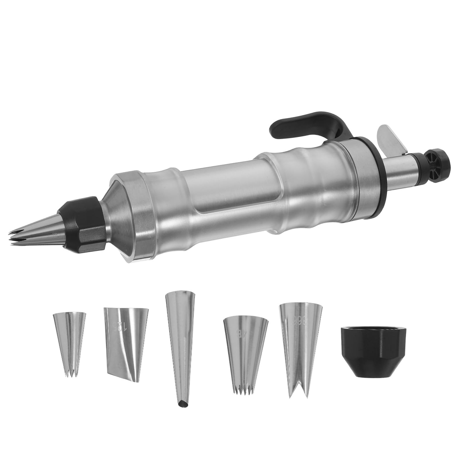 jojofuny Outil à Glaçage Poignée Ergonomique en Acier Inoxydable pour Gâteaux Accessoire Pâtisserie Professionnel Facile à Nettoyer pour Décoration et Baking