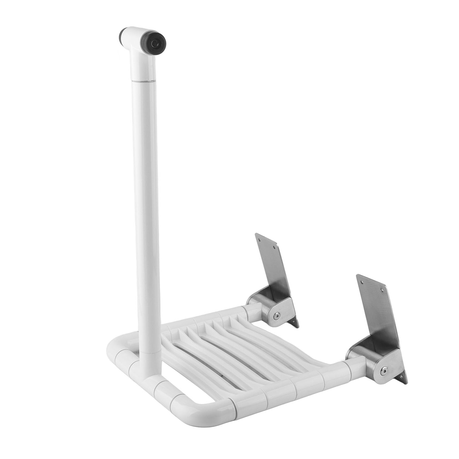 Asiento de Ducha Plegable montado en la Pared, Banco de Asiento Plegable para baño, Antideslizante de Nailon
