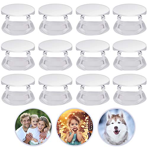 15 Pieces Blank Sublimation Phone Holders Collapsible Tablets And Cell Phones Grip Holder Adhesive Blank Finger Stand Holder With Double-Sided Tape (White) #TOP20