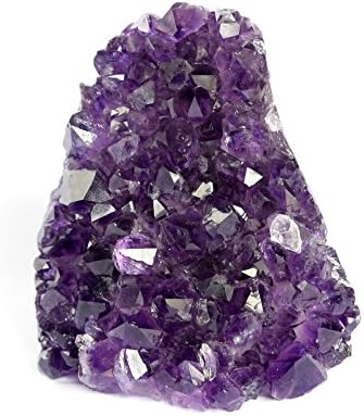 Deep Purple Project Amethyst Clusters Quartz Crystal Geode 1/2 Lb to 1 Lb Plus: Premium Gift Box Spiritual Healing Stone
