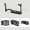 SIUTATDSH Camera Cage, Compatible with Sony FX30 FX3 Camera Cage, Ultra Extendable, Built-in Cold Shoe Mount, Arca Standard Plate