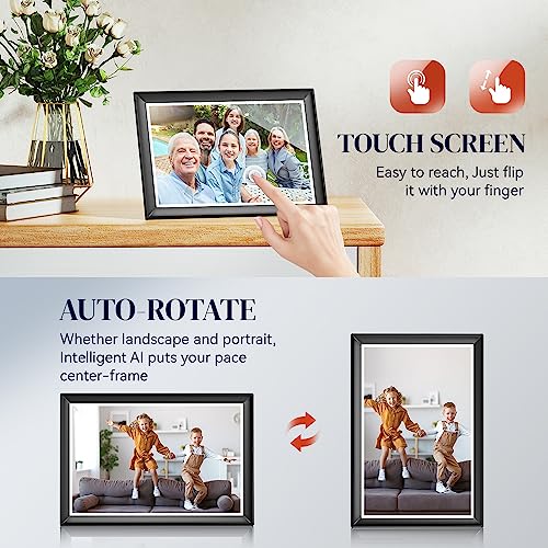 Digital Picture Frame 10.5 Inch, Wifi Digital Photo Frame With 32Gb Storage, 1920X1280 Ips Fhd Touch Screen Smart Picture Frame, Sharing Photos Via Free App Frameo Anywhere, Auto-Rotate, Easy Setup #TOP4