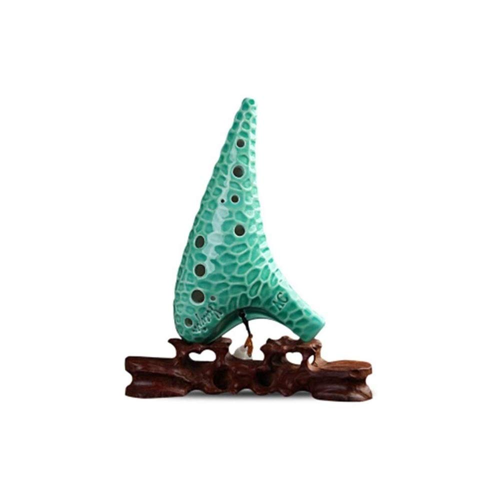WYKDLNew Style Wood Simulated 12 Holes Alto C Ocarina Flute Ocarina 12-hole Musical Instrument Twelve-hole Mid-tone C Beginners To Play Ocarina Send