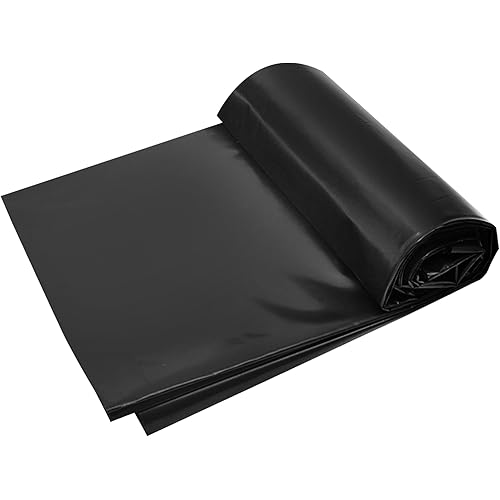 10 x 10 FT Pond Liner, 20 Mil Fish Pond HDPE Liner, Pond Liners for Outdoor Ponds, Koi Ponds, Garden Fountain, Waterfall