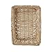 Household Essentials Woven Market Basket, Handwoven Willow Weave, Stylish Handles with Durable Metal Anchors, Classic and Versatile, Attractive, Spacious, Lightweight, Natural