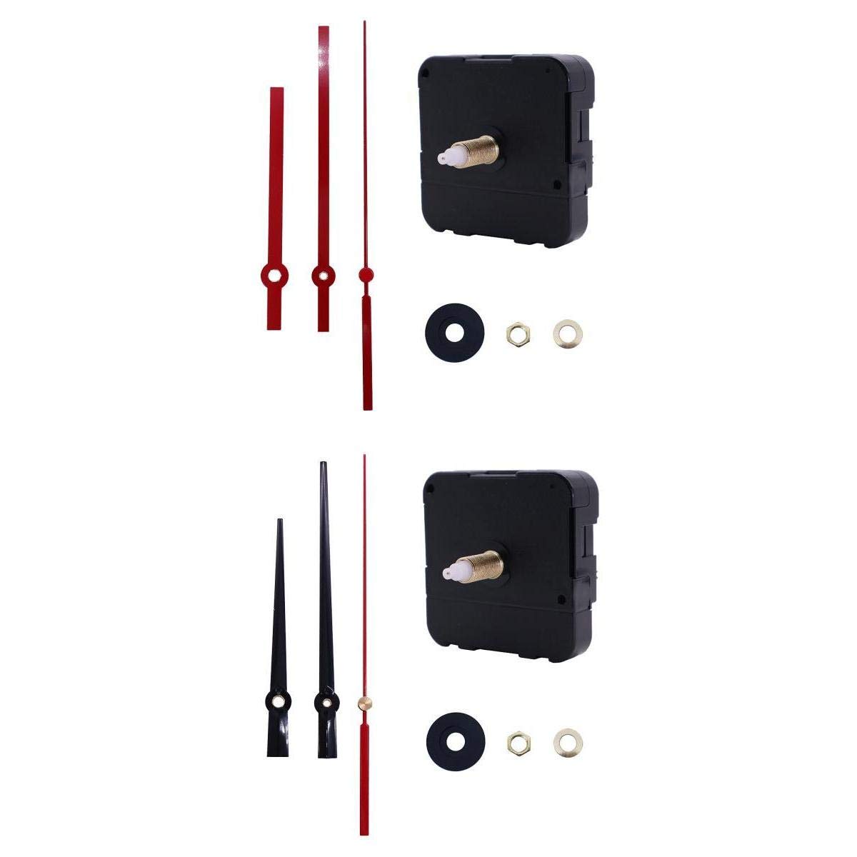 THE STYLE SUTRA 2 Sets Silent Wall Clock Movement with Pointer for DIY and Repair Mixed-image-47