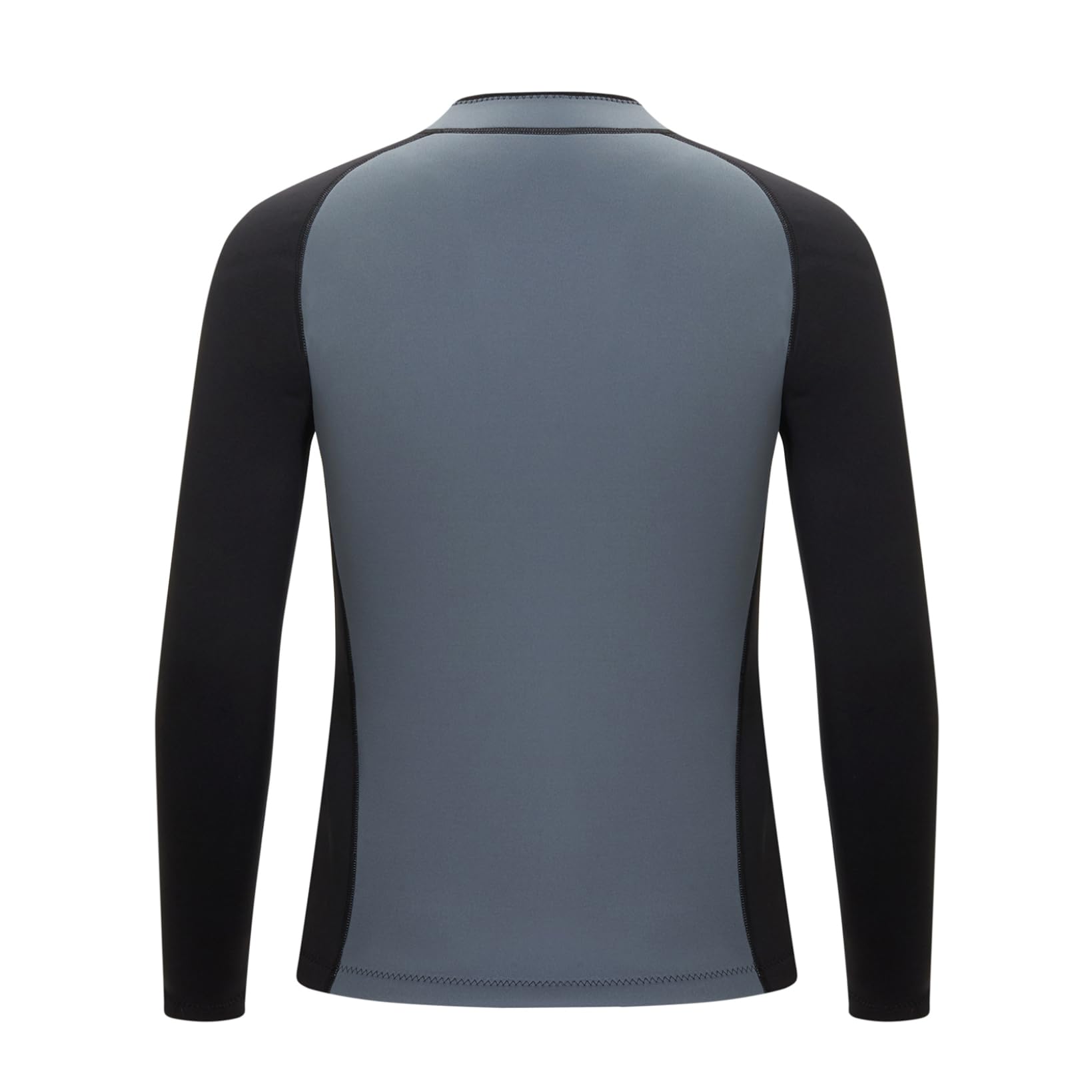 Hansber Uomo mm Neoprene Nuoto Mantello Manica Lunga Cerniera Rash Guard Giacca Professionale Neoprene Abito Superiore