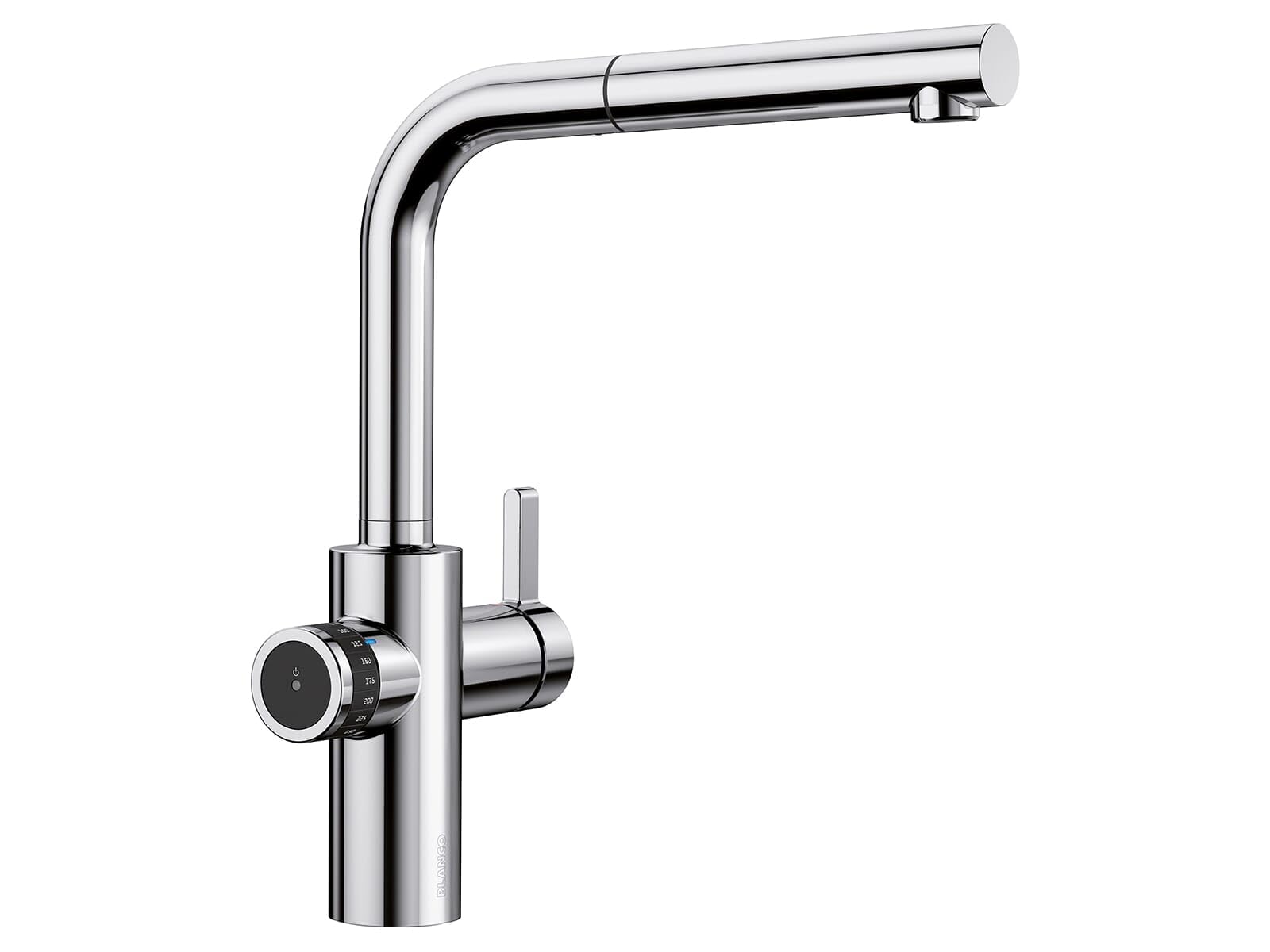 Blanco 525210 EVOL-S Volume Küchenarmatur mit Messbecherfunktion, 230 V, Chrom