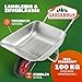 GARDEBRUK® Schubkarre 80 Liter bis 100kg Luftreifen mit Stahlfelge verzinkt Garten Bauschubkarre Gartenschubkarre