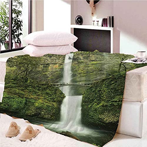 Couverture microfibre douce 150x200cm effet 3D relief pour lit et déplacements