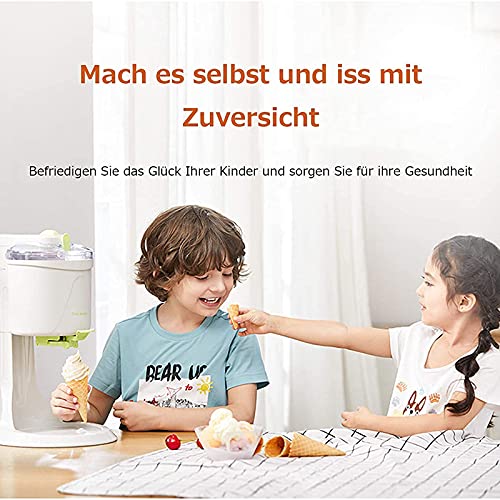 MNCYGJ Eismaschine Mit Kompressor Softeismaschine Für Zuhause Ice Cream Machine 1L Aluminiumfolie in Lebensmittelqualität Slush EIS Maschine Frozen Yogurt Maschine Eismaschine – Bild 6