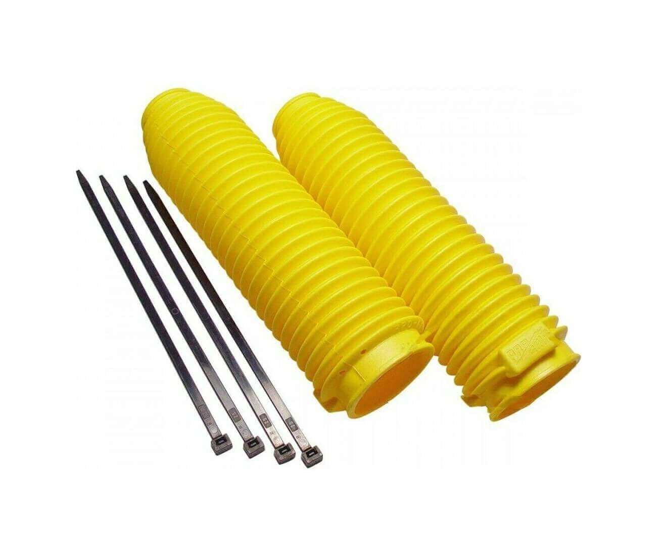 compatible avec/remplacement pour PAIRE DE SOUFFLETS DE FOURCHE JAUNE 42-45 mm / 0406-0088