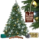 DÉCORATIONS : Qu'elles soient brillantes ou mates, les 54 boules de Noël de couleur doré (or) a tout pour plaire ! Laissez la magie des lumières de Noël opérer - ce sapin devient la pièce maîtresse colorée pour vos fêtes de fin d'année.