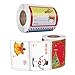 Bowarepro, 500 adesivi natalizi autoadesivi per nomi, etichette decorative per regali, etichette di carta, etichette adesive per feste di Natale decorative (disegnate)