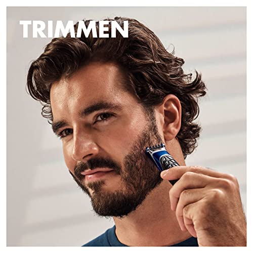 Gillette 4in1 Präzisions-Styler mit Barttrimmer + Rasierer + Rasierklinge + 3 Kammaufsätze, Geschenk Männer , (1er Pack) - Image 5
