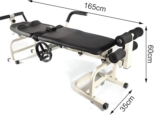 Miniatura 2 de Mesa de tracción, terapia de cama de masaje, mesa de masaje, camilla cervical y lumbar, cama de tracción, terapia plegable, uso en el hogar, banco