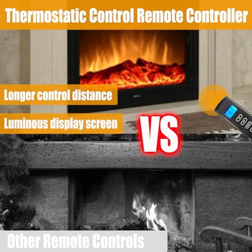 Bxmgr FIREPLACE REMOTE CONTROL KIT Compatible With Skytech Majestic Ambient Empire Monessen Vermont Millivolt Valve Fireplace Stove With Thermostat On/Off Control Remote Receiver,Lcd Display thumb #5