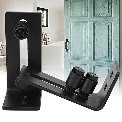 2 Unidades de Piso de Porta de Celeiro, Guia de Piso de Porta Deslizante Guia de Guia de Porta de Ce