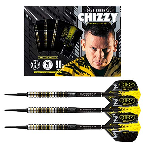 Harrows Dave Chisnall 90% Tungsten Soft Tip Darts (22)
