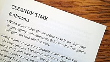 Paperback Baby Powder: Polish Your Eyeglasses and Other Amazing Advice Book