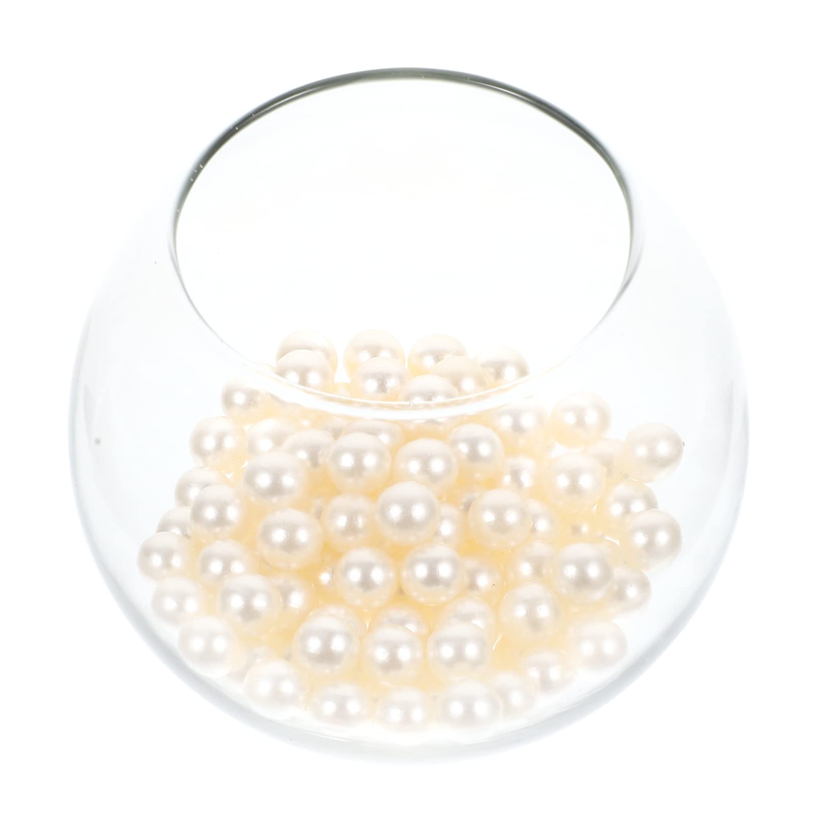 minkissy 1 Juego pecera Redonda de Cristal decoración de pequeño Recipiente Transparente decoración Vegetal decoración de Oficina pecera de Cristal Recipiente de Vidrio Micro Paisaje